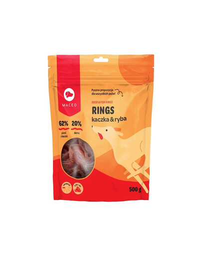 MACED Kačacie a rybie krúžky Kalmar 500 g