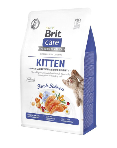 BRIT CARE Grain-Free Kitten Immunity 0.4 kg hypoalergénne zloženie pre mačiatka