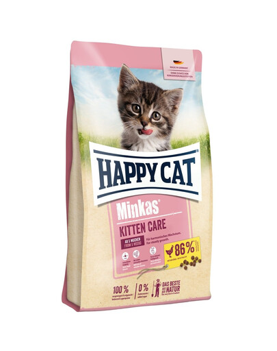 HAPPY CAT Minkas Kitten Care kuracie 10 kg