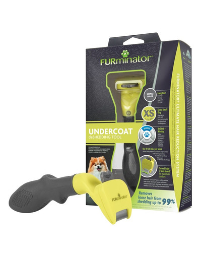 FURMINATOR vyčesávacie hrabadlo pre dlhosrstých psov - XS