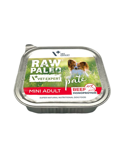 VETEXPERT Raw Paleo Pate Adult Mini Beef