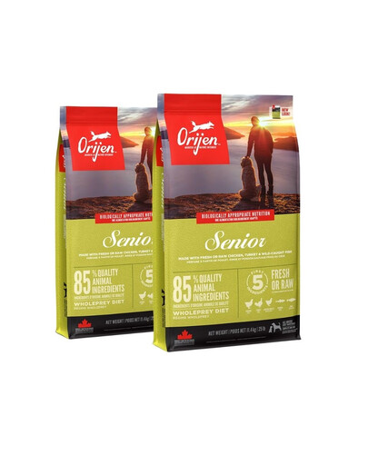 ORIJEN Senior Dog 22,8 kg (2 x 11,4 kg)