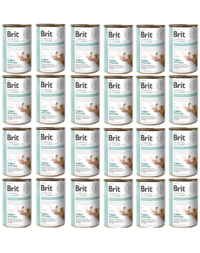BRIT Veterinary Diet Struvite Turkey&Pea 24x400 g