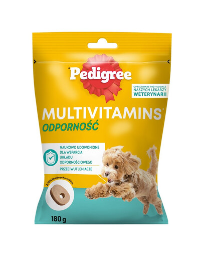 PEDIGREE Multivitamins Odolnosť Kuracie 180 g