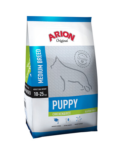 ARION Original Puppy Medium Chicken & Rice 12 kg