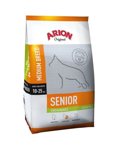 ARION Original Adult Medium Senior kuracie & ryža 12 kg