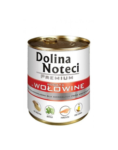 Dolina Noteci Premium pre dospelých psov s hovädzím mäsom 400 g