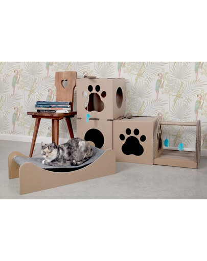 CARTON+ PETS ​Interaktívna hračka so škrabadlom pre mačky Fun Park