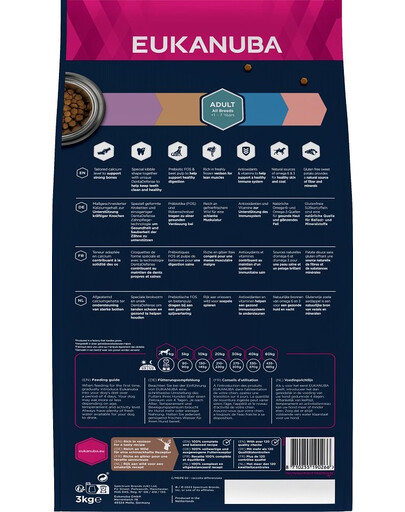 EUKANUBA Grain Free S-XL Adult Zverina  3 kg pre dospelé psy