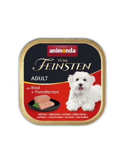ANIMONDA Vom feinsten classic hovädzie a morčacie srdcia 150 g