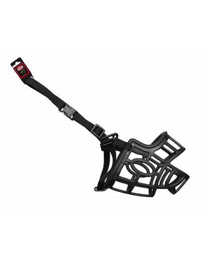 PET NOVA Flexibilný plastový náhubok S 29cm popruh 42-57cm