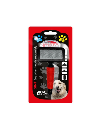 PET NOVA Kefka na rozčesávanie M 5in1