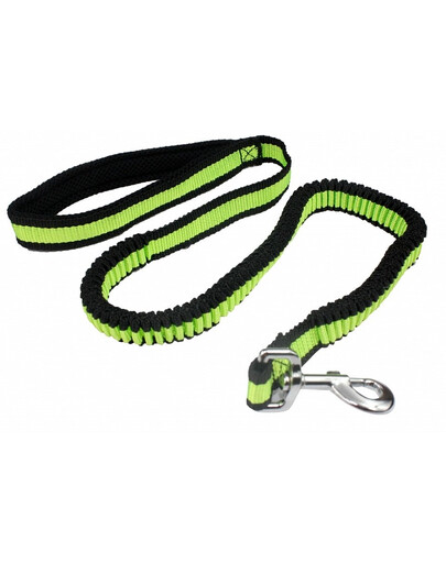 PET NOVA Vodítko BUNGEE 120-180cm/2.5 cm elastické, žlté