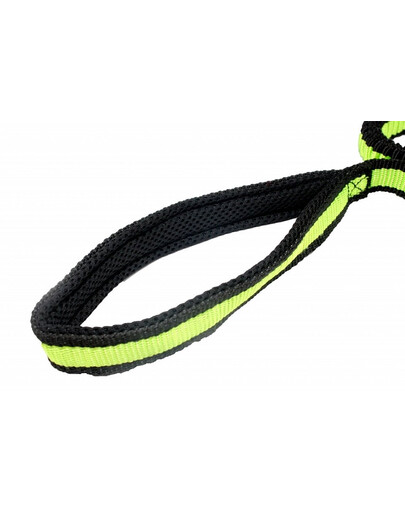 PET NOVA Vodítko BUNGEE 120-180cm/2.5 cm elastické, žlté
