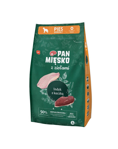 PAN MIĘSKO s bylinkami Morka s kačicou M 3 kg