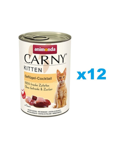ANIMONDA Carny Kitten Poultry Cocktail 12 x 400g