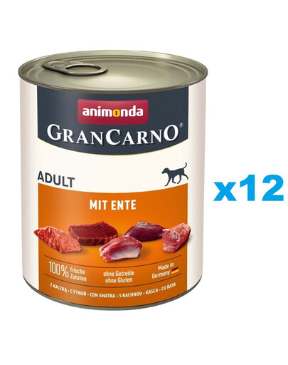 ANIMONDA Gran Carno Adult with Duck 12x800 g