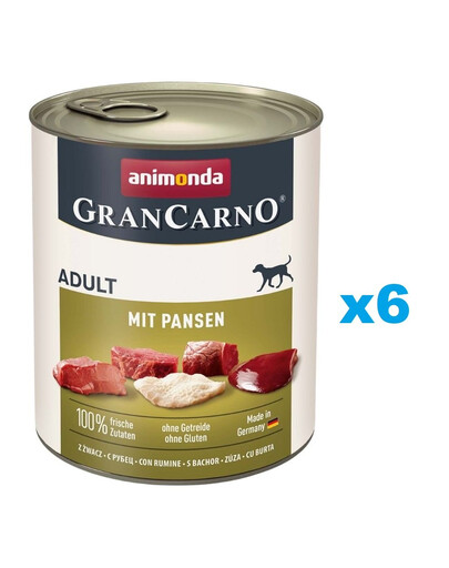 ANIMONDA Gran Carno Adult with Tripe 6 x 800g