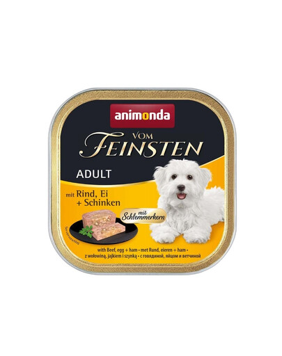 ANIMONDA Vom Feinsten Pate hovädzie s vajíčkom a šunkou150g