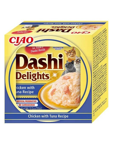 INABA Cat Dashi Delights Kuracie mäso a tuniak 70 g