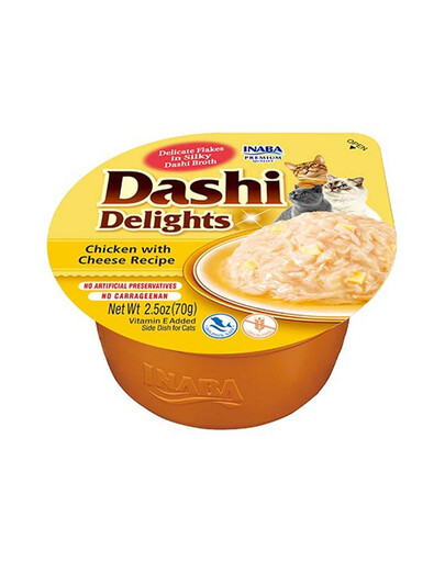 INABA Cat Dashi Delights Kuracie mäso so syrom 70 g