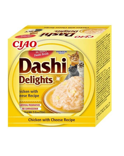 INABA Cat Dashi Delights Kuracie mäso so syrom 70 g