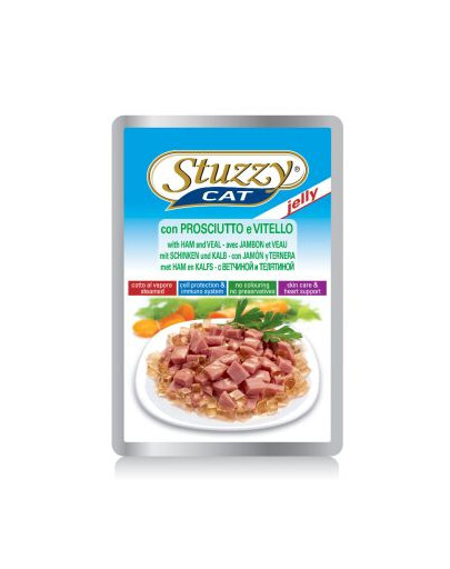 STUZZY Ham Veal - šunka a teľacie mäso v želé 100G