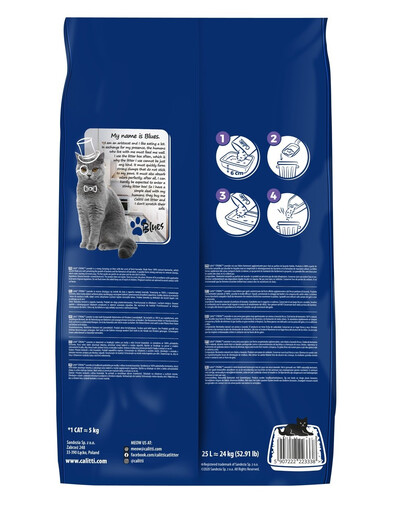 CALITTI Strong Podstielka pre mačky bentonit levanduľová 25 l