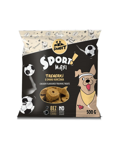 MR. BANDIT Sport Maxi Trénerské maškrty s kuracou príchuťou pre psov 500g