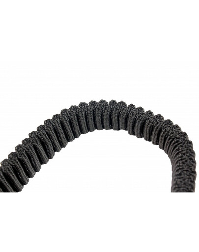 PET NOVA Vodítko BUNGEE 120-180cm/2.5 cm čierné