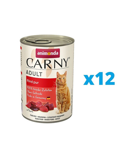 ANIMONDA Carny Adult hovädzie 12 x 400 g