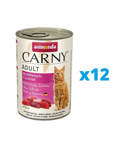 ANIMONDA Carny Mäsový koktail 12 x 400 g