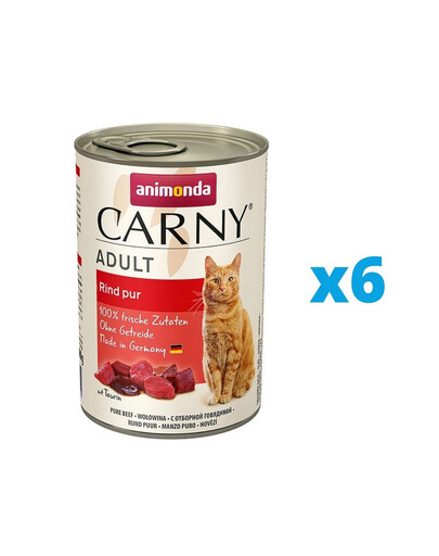 ANIMONDA Carny Adult hovädzie 6 x 400 g