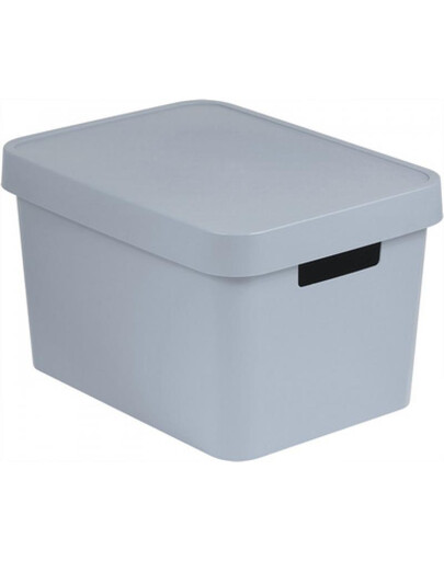 CURVER INFINITY úložný box s vekom 17 l svetlo-šedý