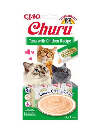 INABA Churu Cat kuracie s tuniakom 56 g