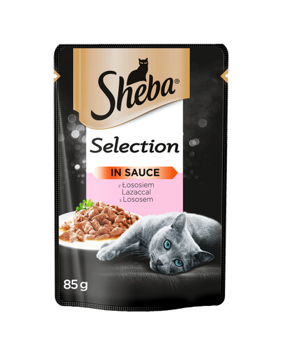 SHEBA Selection Losos v omáčke 85 g x 24