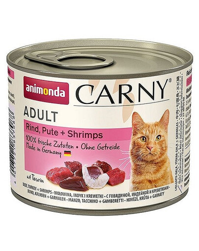 ANIMONDA Carny Adult hovädzie mäso a srdcia 200g