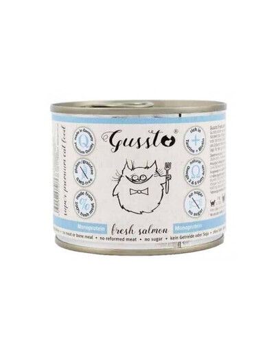 GUSSTO Cat Fresh Salmon  200 g