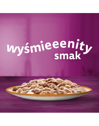 WHISKAS Adult kapsičky pre mačky v omáčke s jahňacím a morčacím mäsom 28x85g