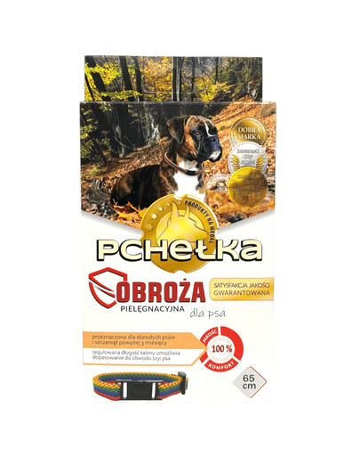 PCHELKA Obojok proti blchám a kliešťom pre psy 65cm