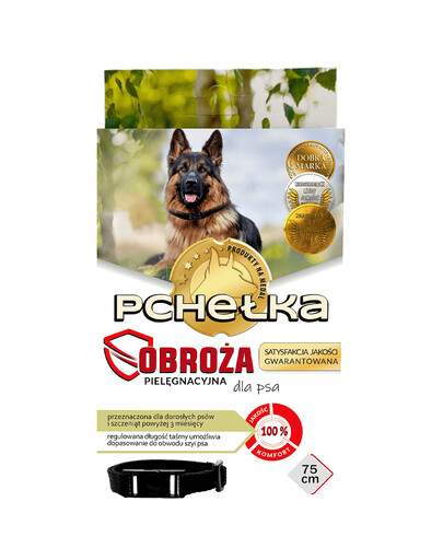 PCHELKA Obojok proti ektoparazitom pre psov 75 cm