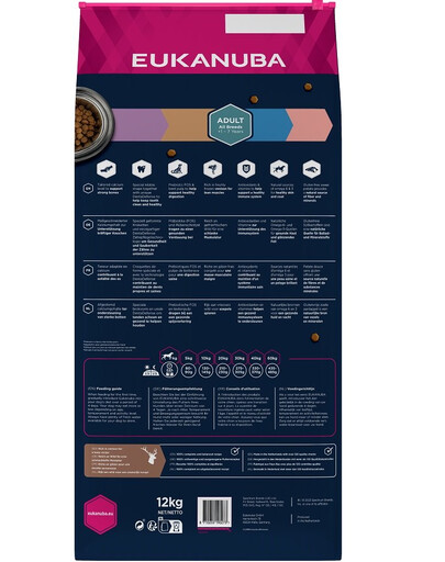 EUKANUBA Grain Free S-XL Adult  Zverina 12 kg pre dospelé psy