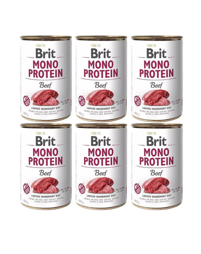 BRIT Mono Protein Beef 6x400 g