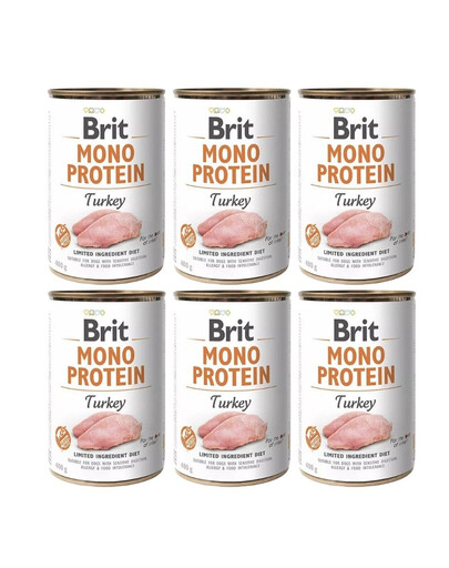 BRIT Mono Protein Turkey 6x400 g