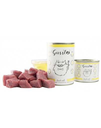 GUSSTO Cat Fresh Calf 400 g