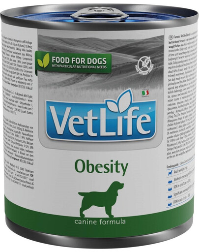 FARMINA VetLife Natural Diet Dog Obesity dietetické krmivo pre psov 300 g