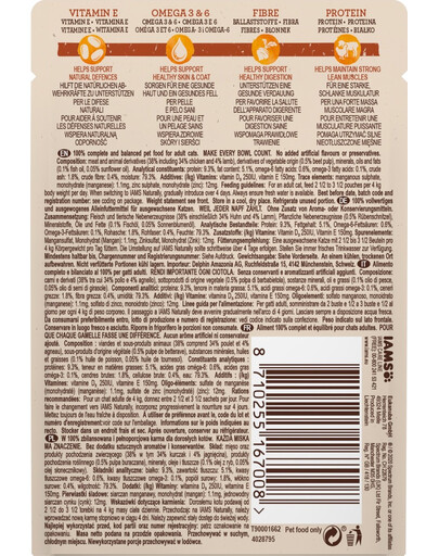 IAMS Naturally s kuracím a novozélandským jahňacím mäsom v omáčke 85 g