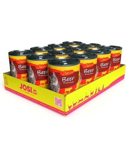 JOSERA Josicat Hovädzie mäso v želé 12 x 400g