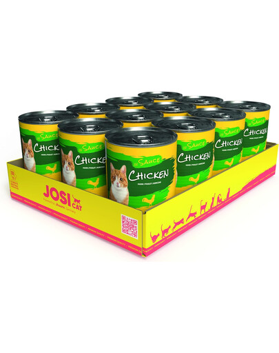 JOSERA JosiCat Kurča v omáčke 12 x 415g