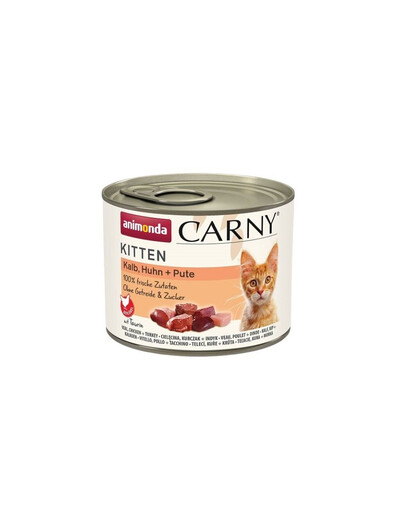 ANIMONDA Carny Kitten Veal&Chicken&Turkey 200 g